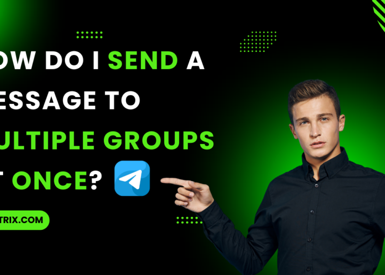 How do I send a message to multiple groups at once