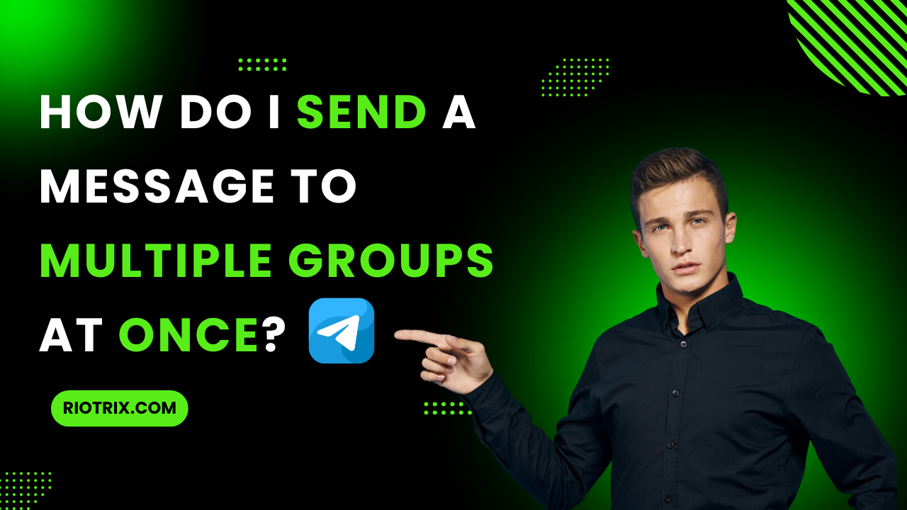 How do I send a message to multiple groups at once