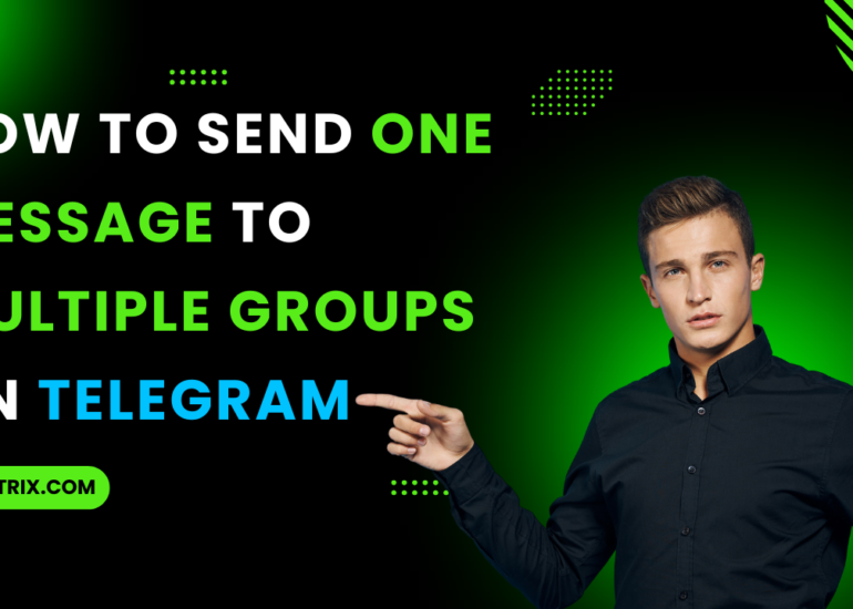 How to send one message to multiple groups on Telegram