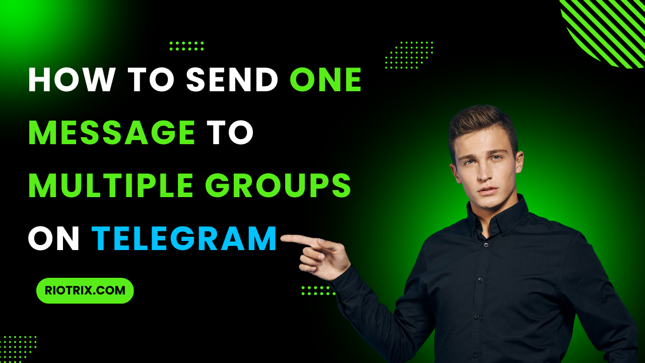 How to send one message to multiple groups on Telegram